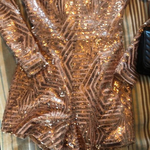 Rose Gold GUESS romper - Picture 3 of 4